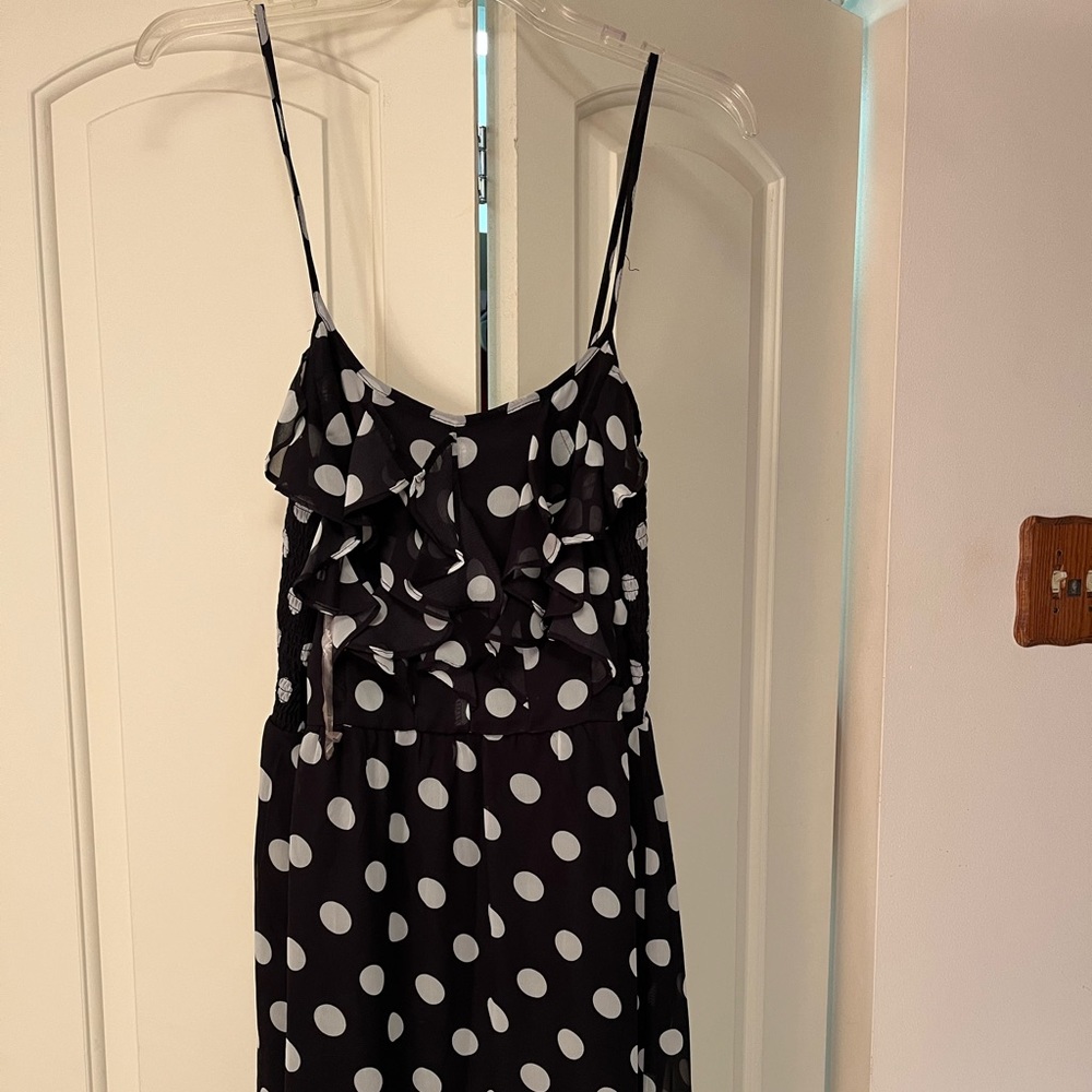 No Boundaries polka dot dress